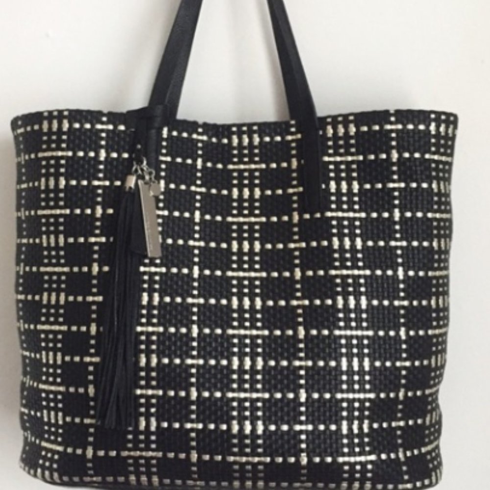 •Vince Camuto• Oren Weave Leather Tote